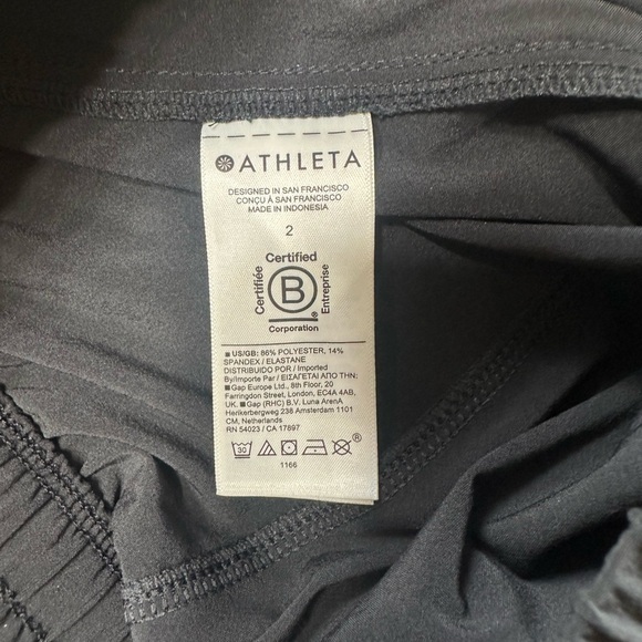 Athleta Arrival Skirt Black Size 2 - Picture 7 of 8